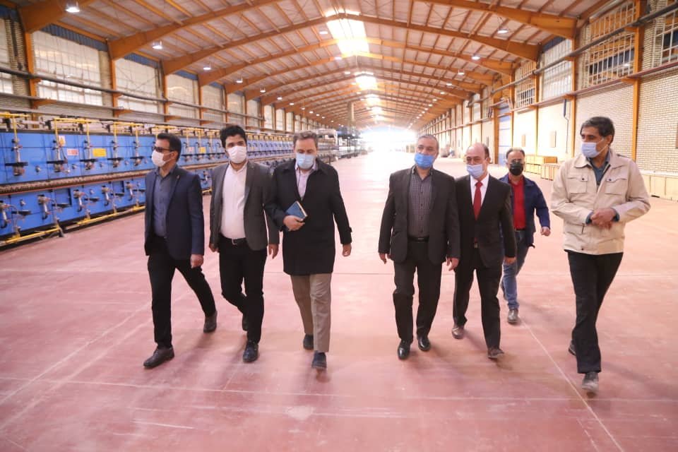 بازدید از کارخانه تمام اتوماتیک آجر نسوز نما آذرخش و دریافت عنوان واحد نمونه استاندارد صنایع