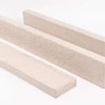آجر نسوز نما ساده و آنتیک سفید متمایل به طوسی مدرن آذرخش 2*6*40 - AB22405 -AB22401