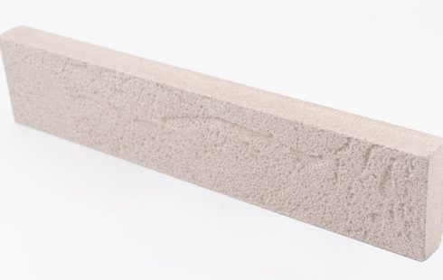 آجر نسوز نما آنتیک سفید متمایل به طوسی مدرن آذرخش 2*6*28 - AB22005