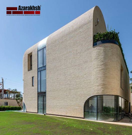 آجرنما نسوز رستیک آذرخش-طوسی هلندی-AR300-پروژه حیاط مرکزی