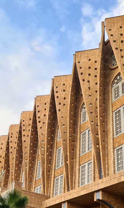 آجر نسوز شاموتی نما AP40 آذرخش- هتل چهار باغ اصفهان