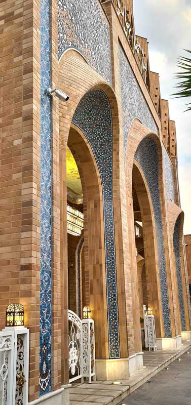 آجر نسوز شاموتی نما AP40- هتل چهار باغ اصفهان