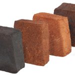 آجر نسوز نما قرمز آمریکایی طرح پرطاووسی (مخروطی) رستیک آذرخش 5*10*10-AR102