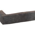 آجر نسوز نما ال مشکی رستیک آذرخش کد AR83L ابعاد 2.5*5*10-20