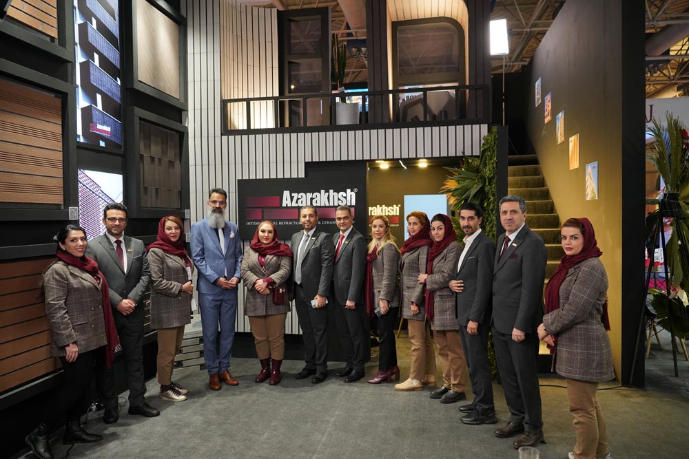 نمایشگاه میدکس ۱۴۰۳ - آجر نسوز نما آذرخش